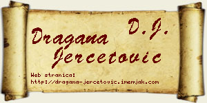 Dragana Jerčetović vizit kartica